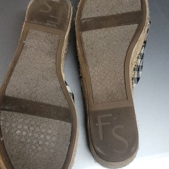 Franco sarto pilot espadrilles wedges 7.5 - Picture 6 of 7